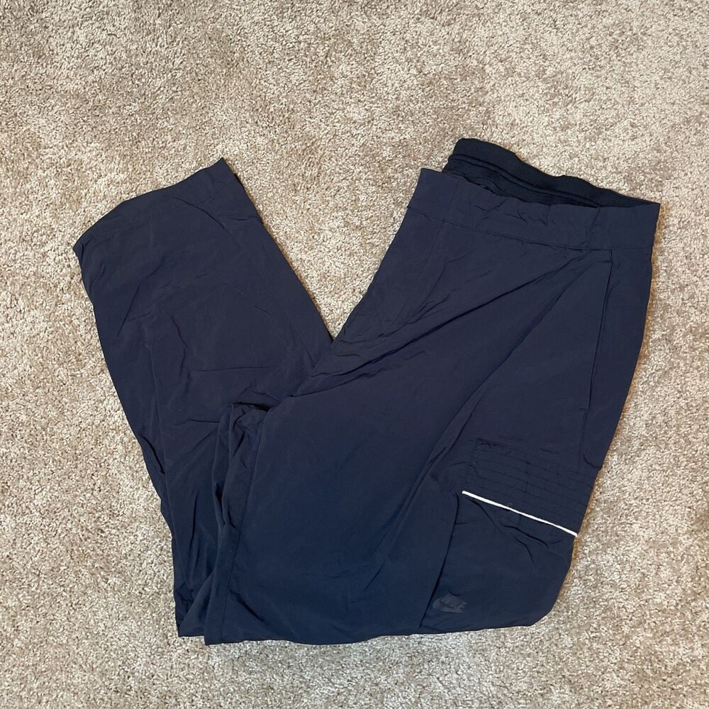 Nike Sportswear Essential Utility Pants Mens 38 Black Cargo Athletic Pants Y2K